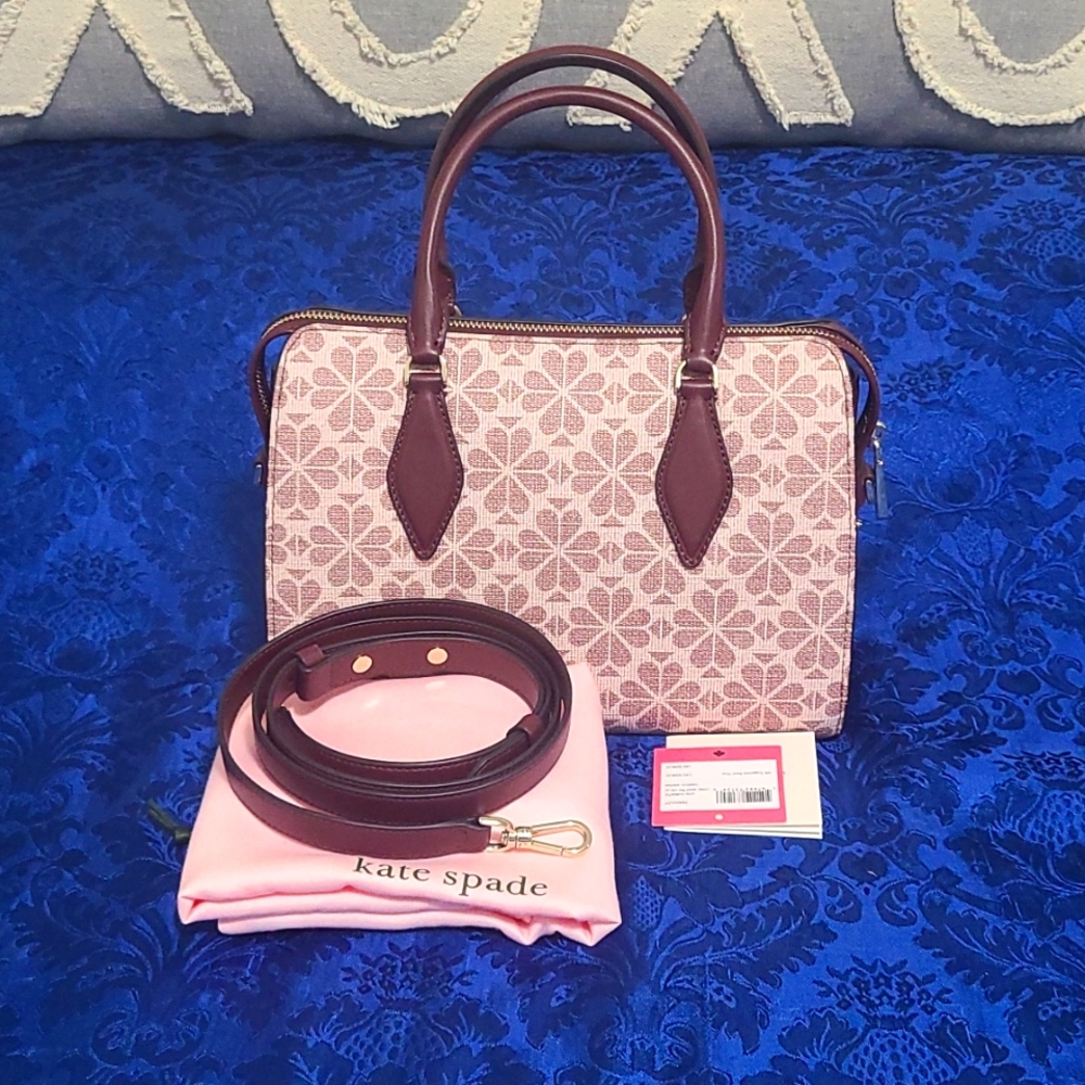Spade Flower Coated Canvas Casey Medium Satchel